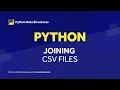 Python CSV Inner Join Joining Data From Multiple Files