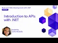 Introduction to APIs with NET Pt 1 Back-end Web Development with NET for Beginners