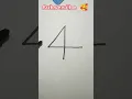 transform number 4 into a bird