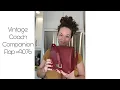 Vintage Coach Red Companion Flap Bag Talk
