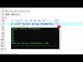 C Program to Calculate Sum of Array Elements Learn Coding