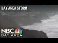 Massive waves along San Mateo coastline