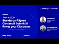 New in 2026 Standards-Aligned Content Submit AI Power your Classroom