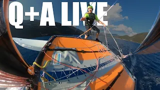 The HIGH WIND GYBE and other topics for catamaran sailors: Q+A Live