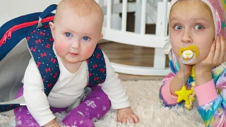 Funny stories of how Margarita turned into a baby Compilation for kids