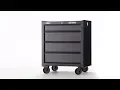 CRAFTSMAN 4-Drawer Black Steel Tool Cabinet 26 5-in W x 32 5-in H