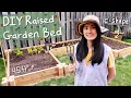 DIY Raised Garden Bed for Beginners Using Planter Blocks No Nails