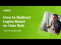 Redirecting Logins Based on User Role