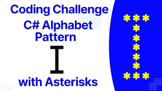 C star pattern Asterisks pattern Alphabet Pattern Print I