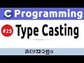 Type Casting In C Programming - Malayalam