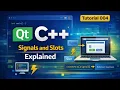 Qt C Tutorial 004 Signals and Slots Explained
