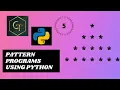 Python Python Pattern Programs Printing Stars in Pyramid Shape
