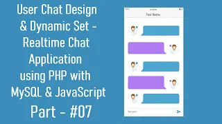 - User Chat Dynamic Design Set Realtime Chat Application using PHP with MySQL and JavaScript