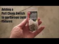 Garage Lighting Upgrades - Energy Conservation mods GSW-32 Pull Chain Switch