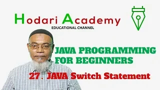 Java Programming for Beginners - 27 Java Switch Statement