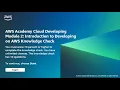 23110229 T Anh Huy Knowledge Check Module 2 Introduction to Developing on AWS AWSCloudDeveloping