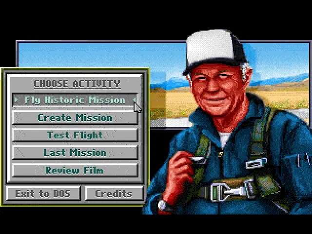 Chuck Yeager's Air Combat (PC/DOS) 1991, EA