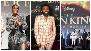 the lion king world premiere beyonce donald glover hans zimmer more