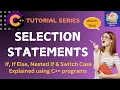 C Selection Statements If Else and Switch Case Explained with Examples for Beginners