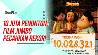JUMBO Tembus 10 Juta Penonton, Pecahkan Rekor Film Animasi Indonesia