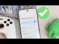 ENABLE these Developer Options NOW