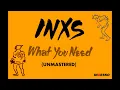 INXS - What You Need (Unmastered)