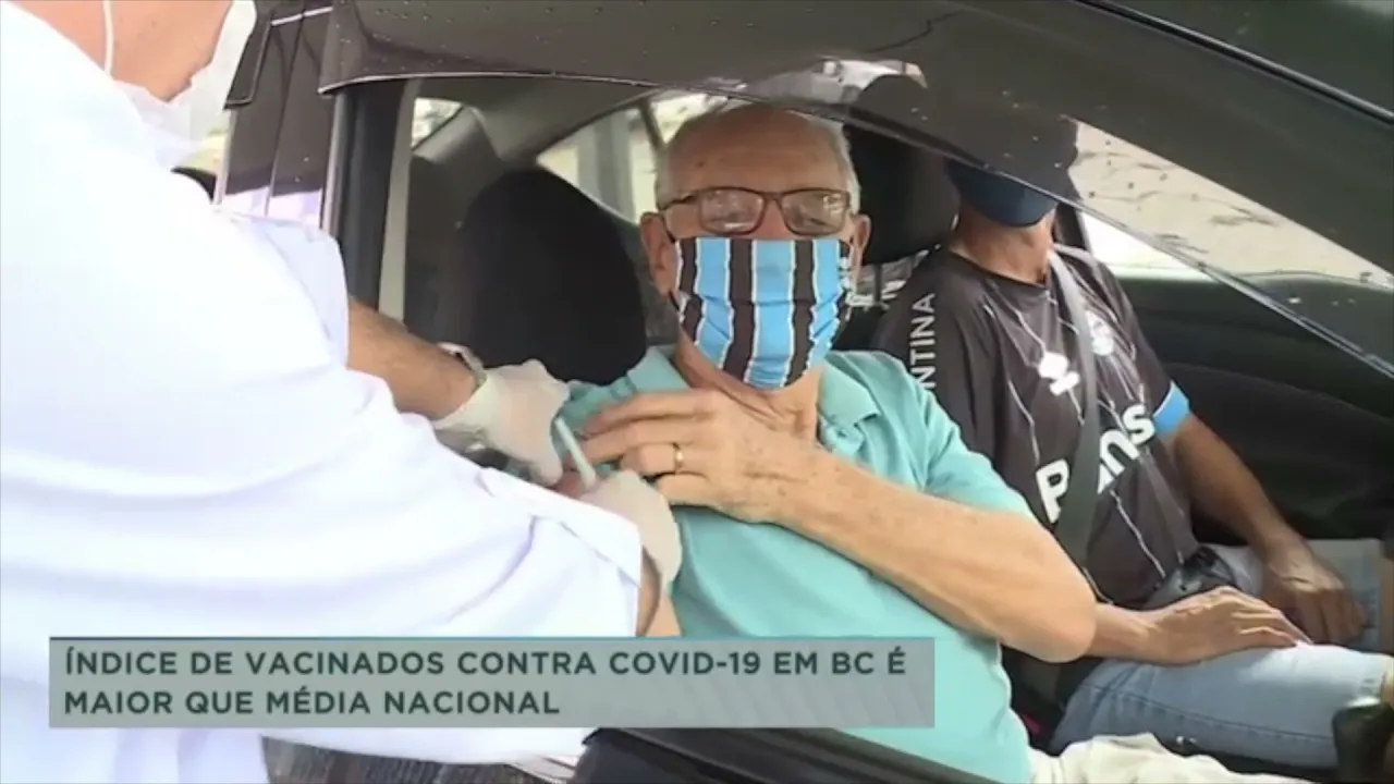 Índice de vacinados contra Covid-19 em Balneário Camboriú é maior que média nacional