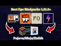 Top 4 FPS Boost Modpacks for Zalith Pojav Mojo Launcher