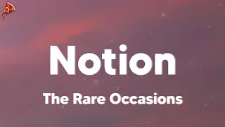 Download The Rare Occasions - Notion (lyrics) MP3