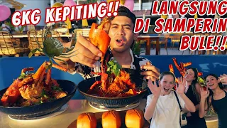 BULE SAMPE KAGET LIAT MUKBANG 6 KG KEPITING DI BALI!!