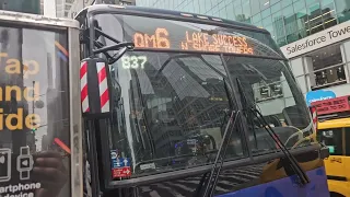 The Bronx Bound BxM2 Express Bus and Both The Queens Bound QM2 and The Queens Bound QM6 Express Bus