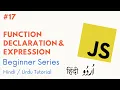 - Function Declaration vs Function Expression Learn JavaScript for Beginners