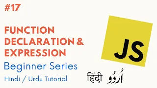 - Function Declaration vs Function Expression Learn JavaScript for Beginners