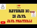 Reverse Number in java