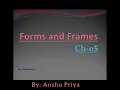 Forms and Frames I Part 2 by Make It Easy with Anshu