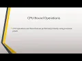 5 - CPU vs Bound Operations