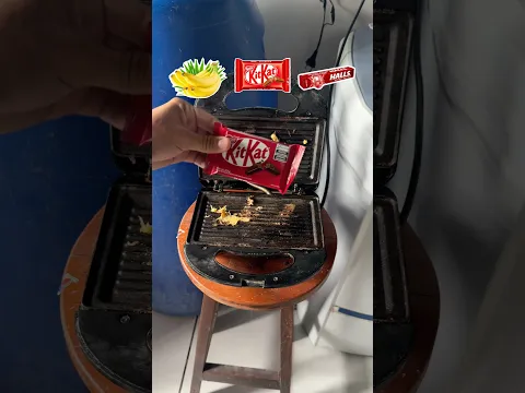 Kit Kat Vs Sanduicheira 🍫 #comentandu #exprimento