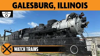 Galesburg Illinois USA LIVE Train Camera PTZ