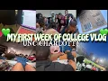FIRST WEEK OF COLLEGE GET USE TO CLASS WITH ME UNCC