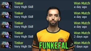 funkefal top 1 tinker spammer know only how to win dota 2 compilation