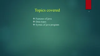 Java Basics Tutorial with PPT Explanation Java Programming