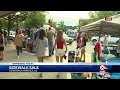Sidewalk sale underway in Downtown Lawrence