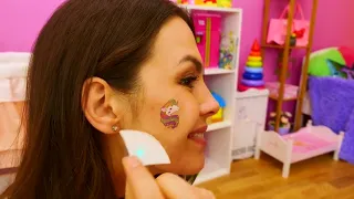 Creative Doll Story Play: Earning Stickers Through Fun Activities!