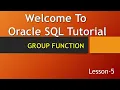 group function in oracle sql group functions