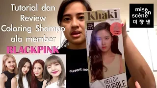 tips u0026 trick 2 tutorial dan review mise en scene korean coloring shampo