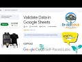 Validate Data in Google Sheets With Explanation