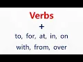 Download Lagu Collocations | Verbs  +  To, For, In, On, At, With, From, Over