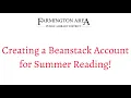 Creating a Beanstack Account