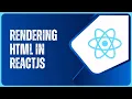 ReactJS HTML - Web Development