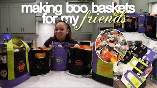 making aesthetic boo baskets for my besties 🧸🎃 (fall vlog)